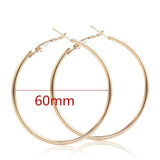 Gold Big Hoop Earrings