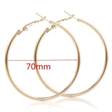 Gold Big Hoop Earrings