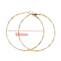 Gold Big Hoop Earrings