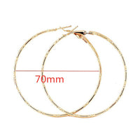 Gold Big Hoop Earrings