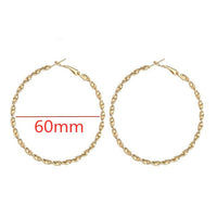 Gold Big Hoop Earrings